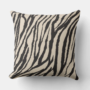 Zebra Pattern Print Cushion