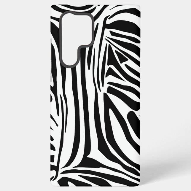 Zebra pattern samsung galaxy s22 ultra case (Back)