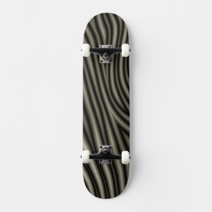 Zebra Pattern Skateboard