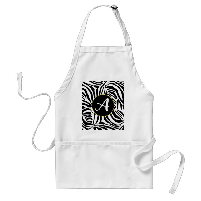Zebra Pattern Standard Apron (Front)