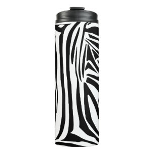 Zebra pattern thermal tumbler