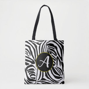 Zebra Pattern Tote Bag
