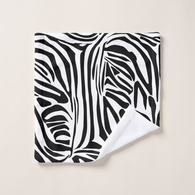 Zebra pattern wash cloth (Wash Cloth)