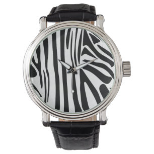 Zebra pattern watch