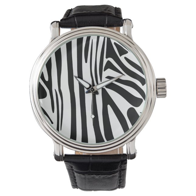 Zebra pattern watch (Front)