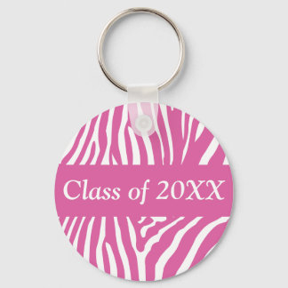 Zebra Personalised Class Of Keychain