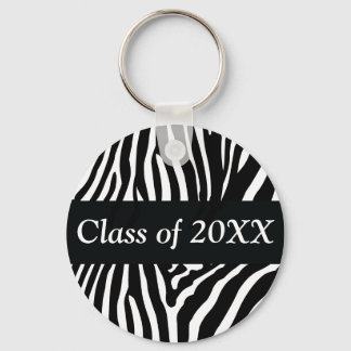 Zebra Personalised Class Of Keychain