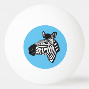 Zebra Ping Pong Ball