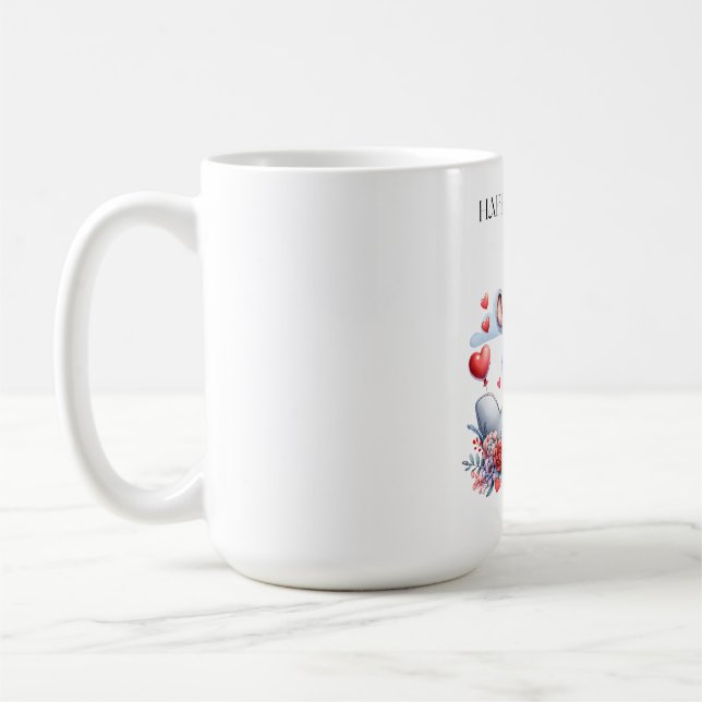 Zebra Plane Birthday Coffee Mug (Left)