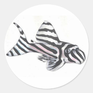 Zebra Pleco L46 Catfish Sticker