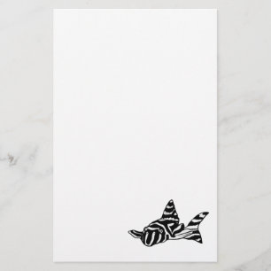 Zebra Plecostomus Pleco Fish Stationary Stationery