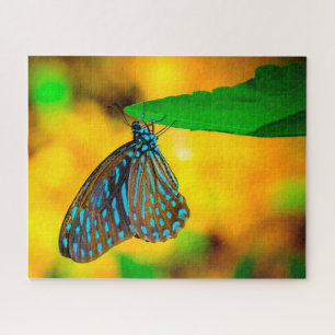 Zebra Polka Dot Butterfly. Jigsaw Puzzle