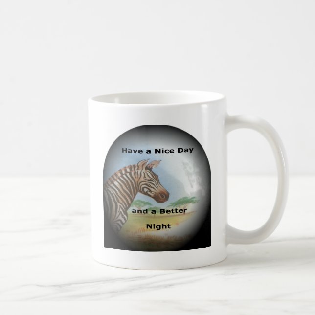 Zebra Portrait, Amboseli: he Spirit of the Savanna Coffee Mug (Right)