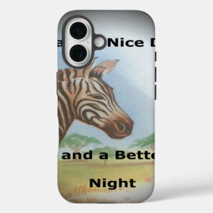 Zebra Portrait, Amboseli: The Spirit of the Savann iPhone 16 Case