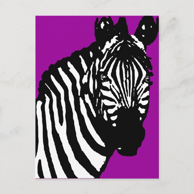 zebra. postcard (Front)