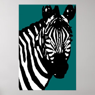 zebra. poster