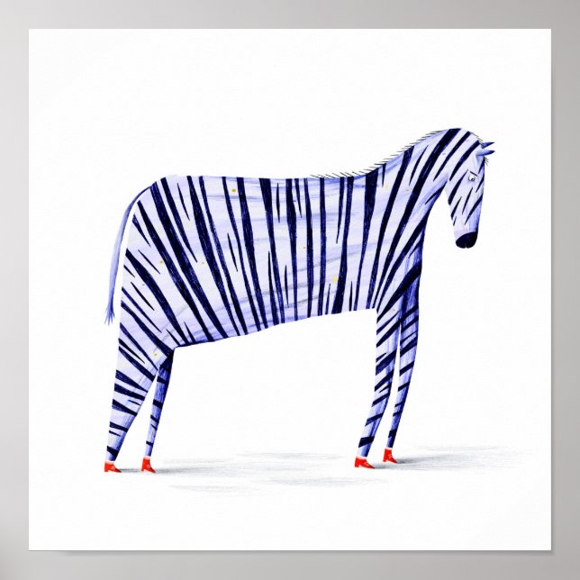 Zebra Poster (Front)