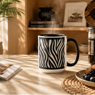 "ZEBRA PRINT" - 11 OZ. COFFEE MUG