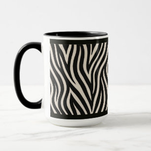"ZEBRA PRINT" - 15 OZ. COFFEE MUG