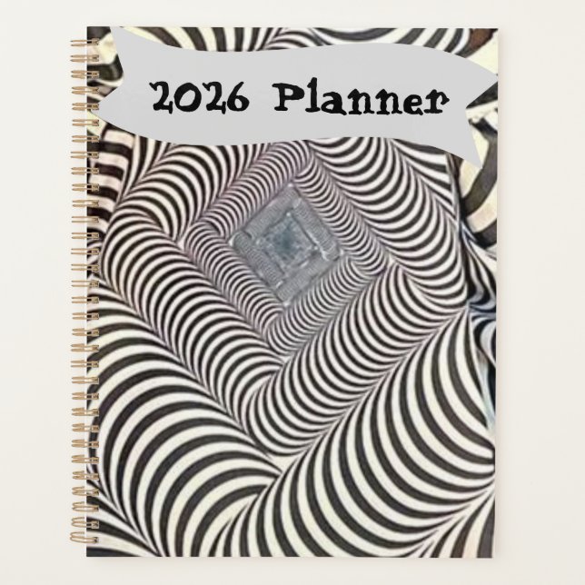 Zebra Print 2026  Planner (Front)