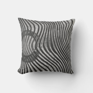 Zebra Print Animal Print Shibori Pattern Cushion