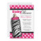 Zebra Print Baby Bottle Hot Pink Baby Shower