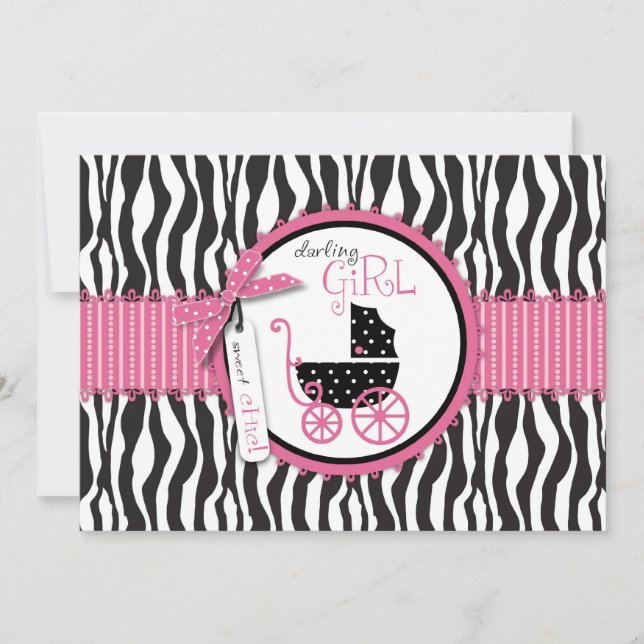 Zebra Print & Baby Carriage (Front)