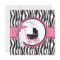 Zebra Print & Baby Carriage Baby Shower Invitation