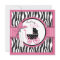 Zebra Print & Baby Carriage Baby Shower Invitation