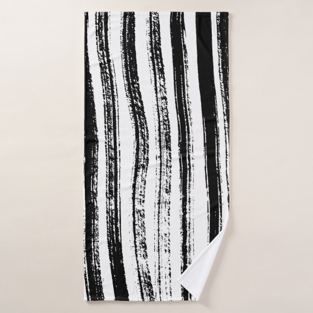Zebra print bath towel (Bath Towel)