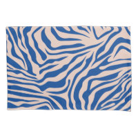 Zebra Print Blue Zebra Stripes Animal Print