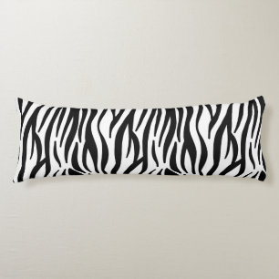 zebra print body pillow