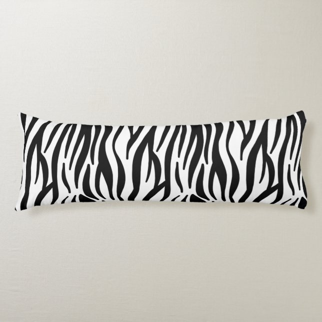 zebra print body pillow (Front)