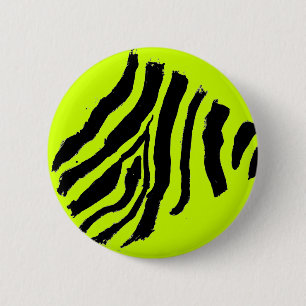 Zebra Print button (Yellow-Green)