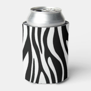 Zebra Print Can Cooler
