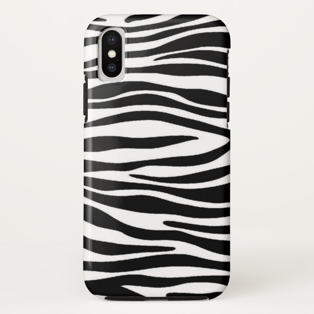 Zebra Print Case-Mate iPhone Case (Back)