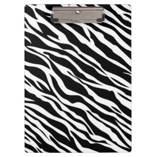 Zebra Print Clipboard