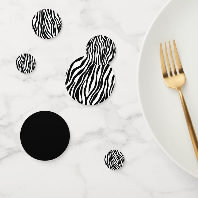 Zebra Print Confetti (Group)