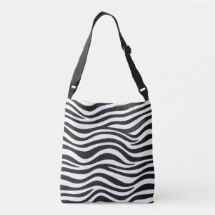 Zebra print crossbody bag