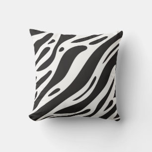 Zebra print cushion