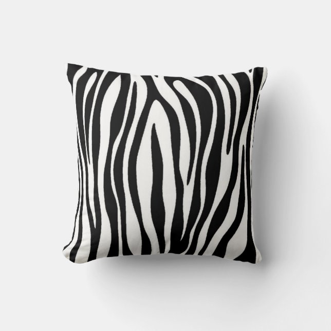 Zebra Print Cushion (Front)