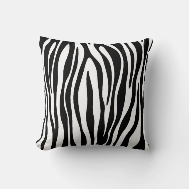 Zebra Print Cushion (Front)