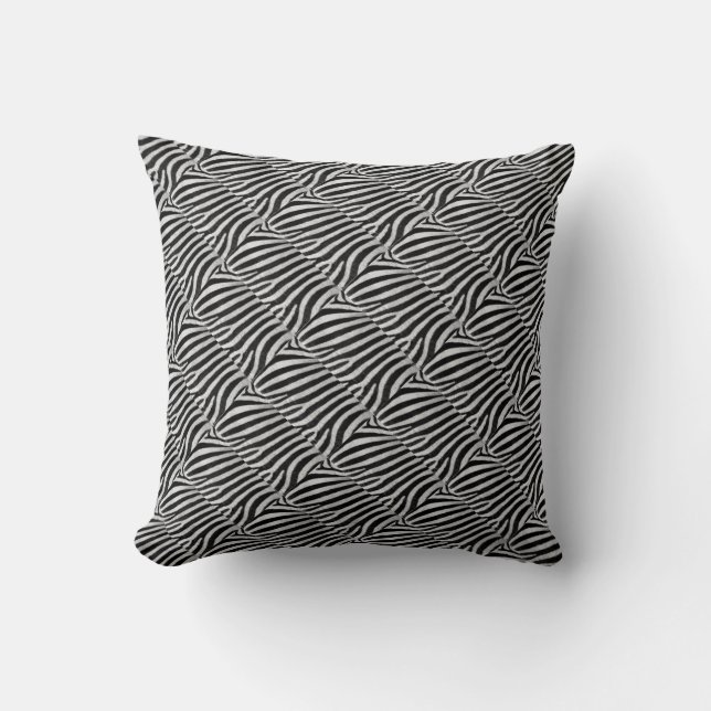 Zebra Print Cushion (Front)