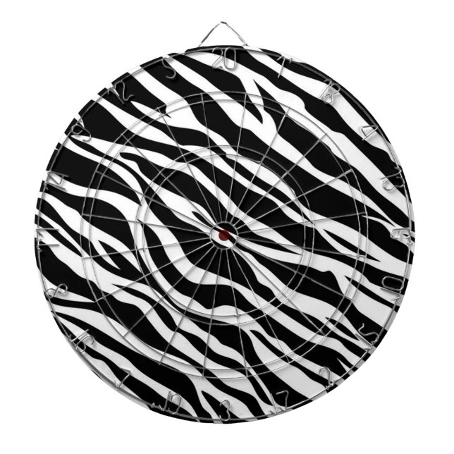 Zebra Print Dart Board (Front)
