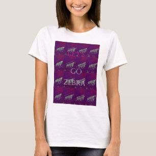 Zebra Print Décor: A Fun Design T-Shirt
