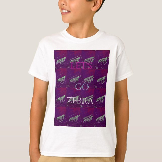 Zebra Print Décor: A Fun Design T-Shirt (Front)