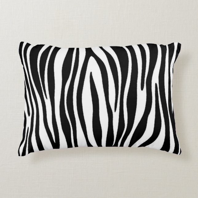 Zebra Print Decorative Cushion (Front)