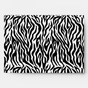 Zebra Print Envelope A7