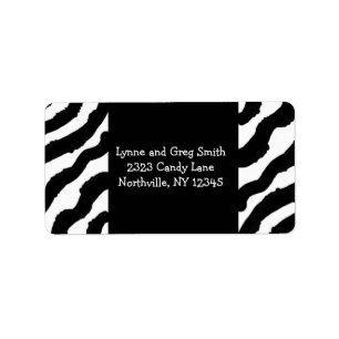 Zebra Print Labels