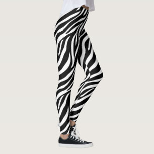 Zebra Print Leggings